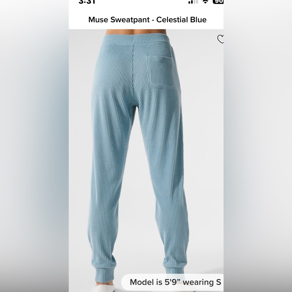 ALO Yoga Muse Sweatpants-NWT!! - Picture 3 of 10